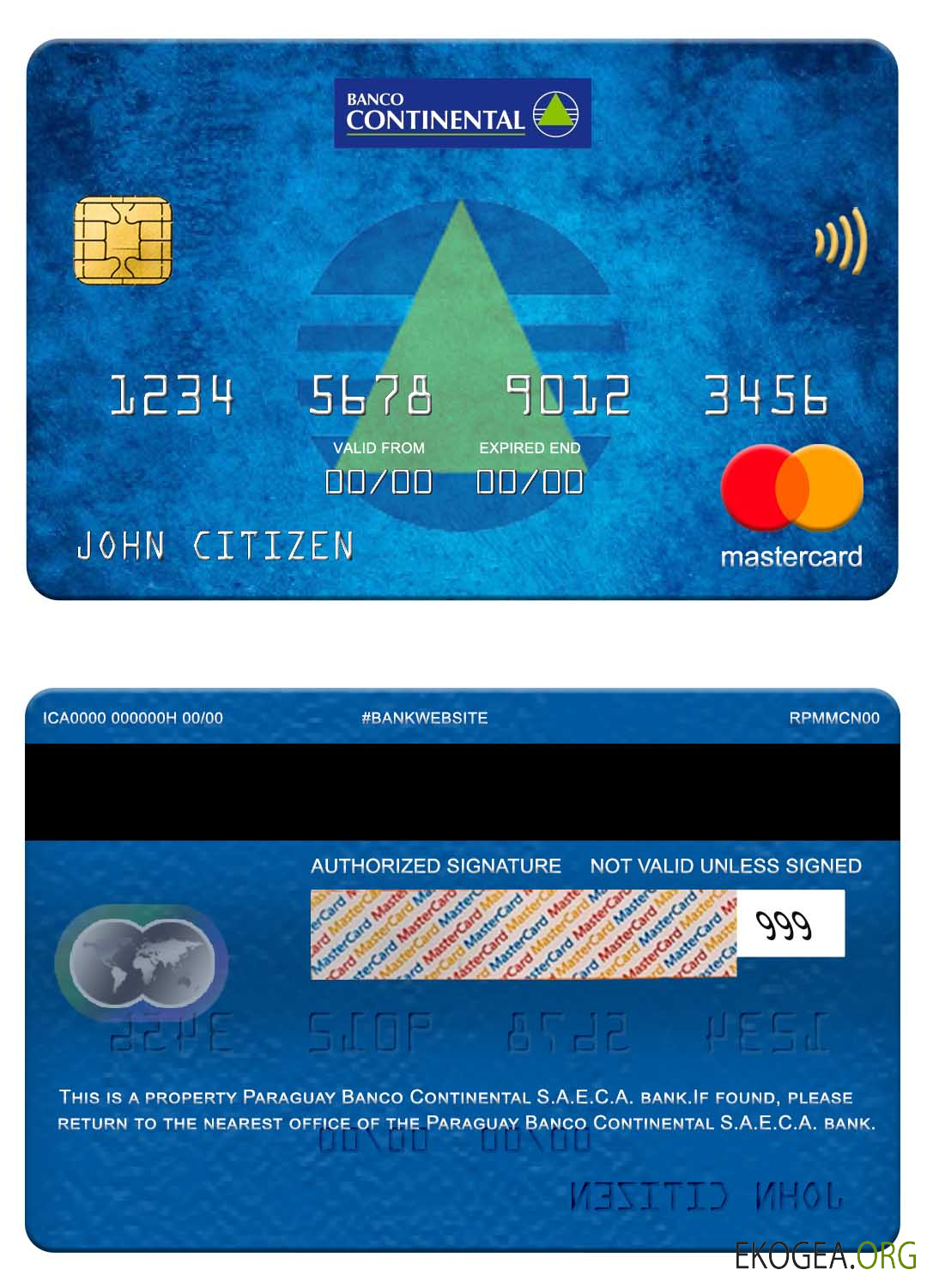 Paraguay Banco Continental S.A.E.C.A. carte bancaire